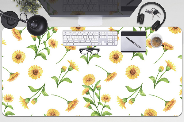 Alfombrilla escritorio Girasoles