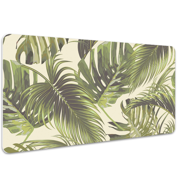 Alfombrilla escritorio Hojas tropicales