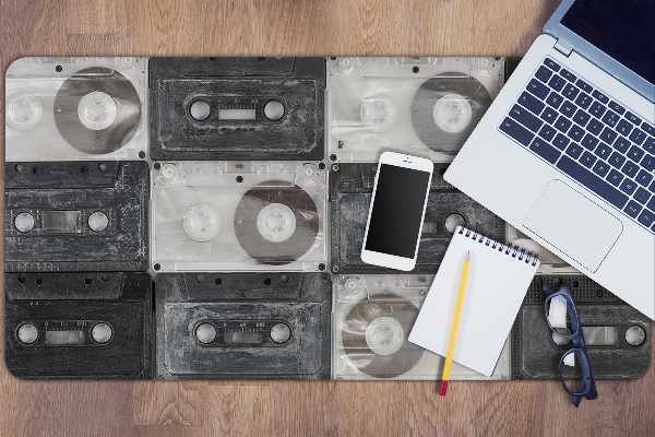 Protector de escritorio Viejos cassettes