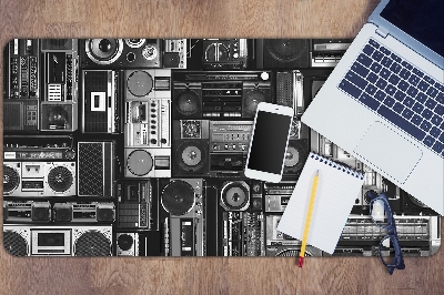 Alfombrilla escritorio Boombox de la vieja escuela