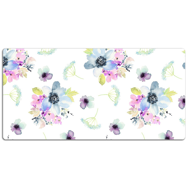 Alfombrilla escritorio Flores moradas