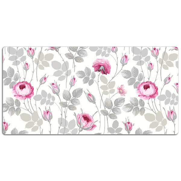 Alfombrilla escritorio Rosas pastel