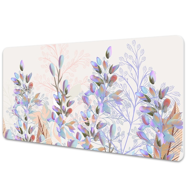 Alfombrilla para escritorio Hojas pastel