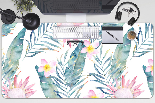 Protector de escritorio Flores de color rosa claro