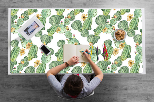 Alfombrilla escritorio Cactus con flores