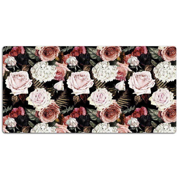 Alfombrilla escritorio Flores barrocas