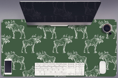 Protector de escritorio Alce sobre un fondo verde