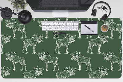 Protector de escritorio Alce sobre un fondo verde