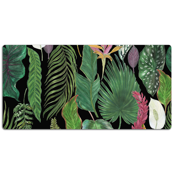 Alfombrilla escritorio Hojas tropicales