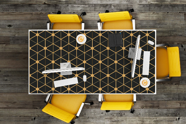Alfombrilla escritorio Hexágonos