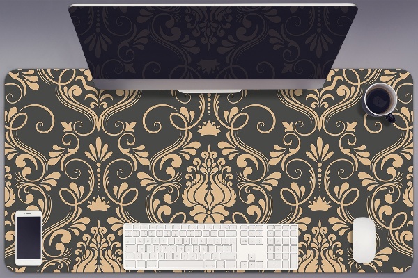Alfombrilla escritorio Ornamento dorado
