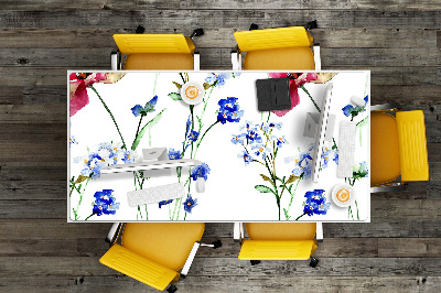 Alfombrilla escritorio Flores pintadas