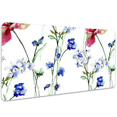 Alfombrilla escritorio Flores pintadas