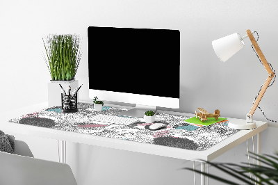 Protector de escritorio Patrón floral