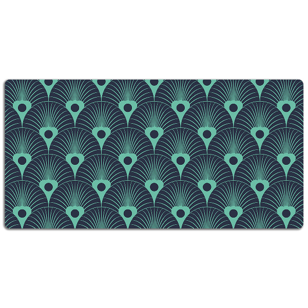 Alfombrilla escritorio Azul neón