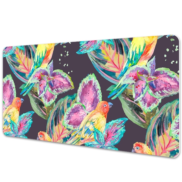 Alfombrilla de escritorio Loros coloridos