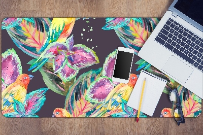 Alfombrilla de escritorio Loros coloridos