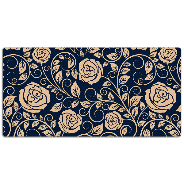 Protector de escritorio Rosas doradas vintage