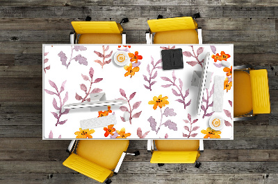 Alfombrilla para escritorio Flores pintadas