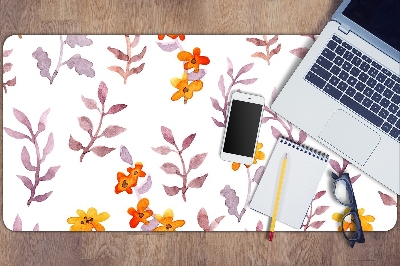 Alfombrilla para escritorio Flores pintadas