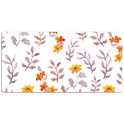 Alfombrilla para escritorio Flores pintadas