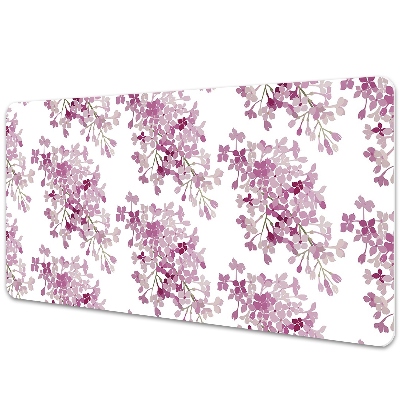 Alfombrilla escritorio Flores rosadas