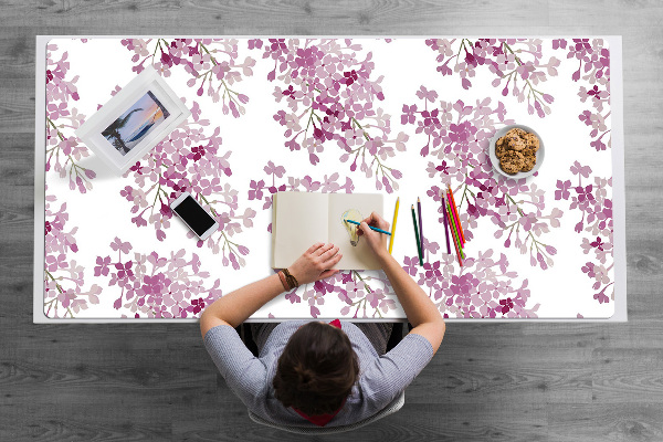 Alfombrilla escritorio Flores rosadas