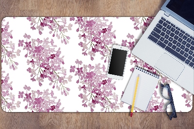 Alfombrilla escritorio Flores rosadas