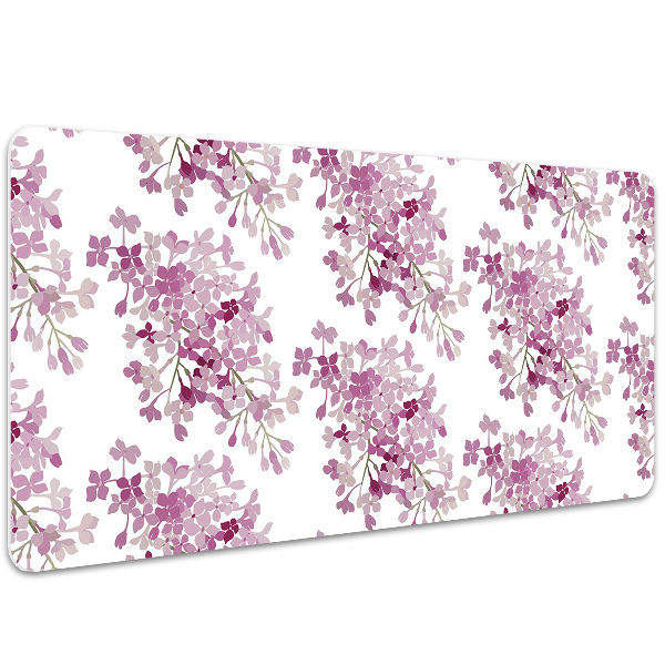 Alfombrilla escritorio Flores rosadas