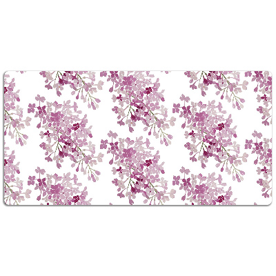 Alfombrilla escritorio Flores rosadas