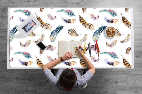 Alfombrilla escritorio Plumas grandes