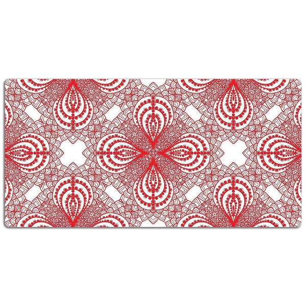 Alfombrilla escritorio Encaje rojo