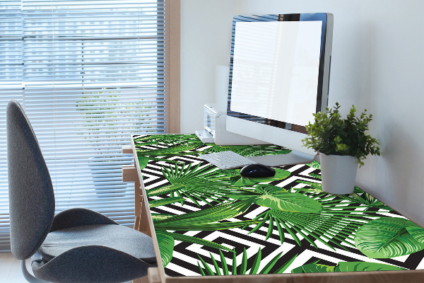 Protector de escritorio Hojas tropicales