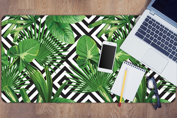 Protector de escritorio Hojas tropicales