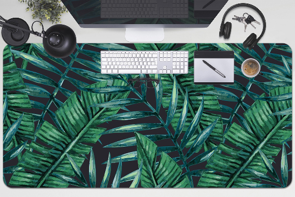 Protector de escritorio Hojas tropicales