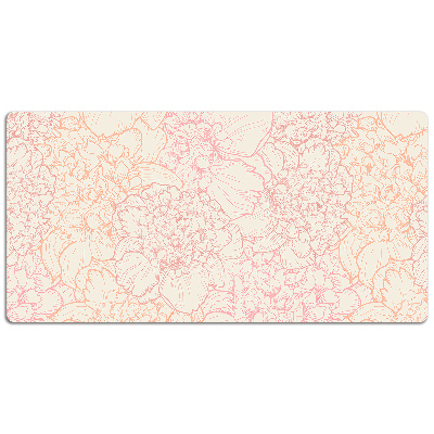 Alfombrilla escritorio Peonies pink