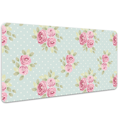 Alfombrilla escritorio Ramos rosas