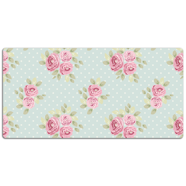Alfombrilla escritorio Ramos rosas