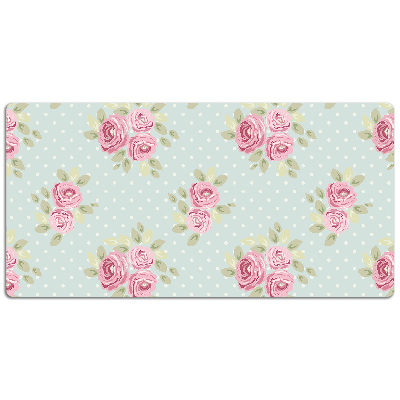 Alfombrilla escritorio Ramos rosas