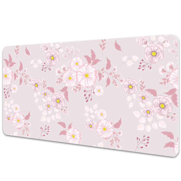 Alfombrilla escritorio Pequeñas flores rosas