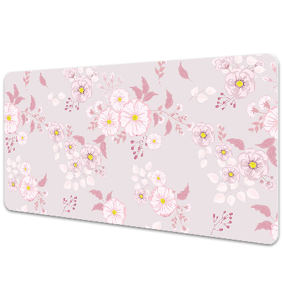 Alfombrilla escritorio Pequeñas flores rosas