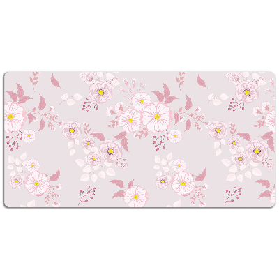 Alfombrilla escritorio Pequeñas flores rosas
