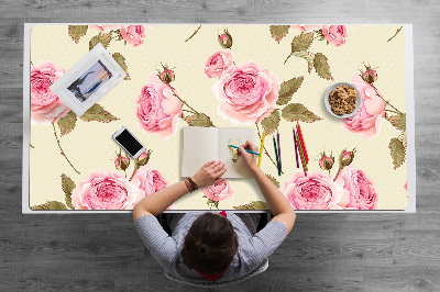 Alfombrilla escritorio Rosas inglesas