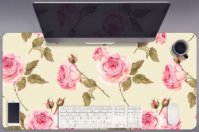 Alfombrilla escritorio Rosas inglesas