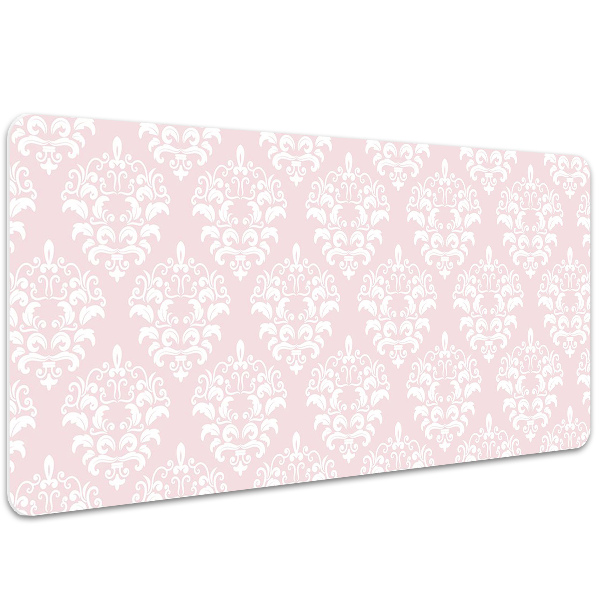 Protector de escritorio Damasco rosa