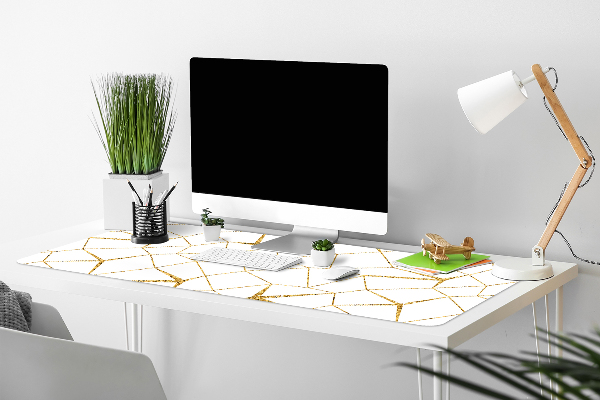 Alfombrilla escritorio Mosaico dorado