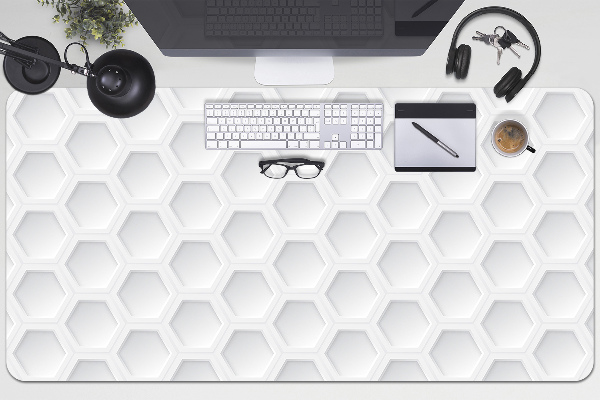 Alfombrilla escritorio Hexágonos de tres dimensiones