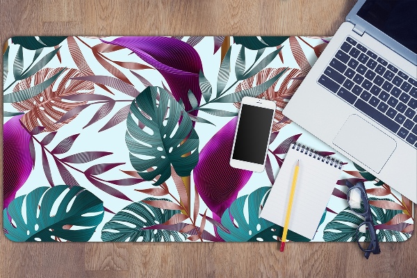 Alfombrilla para escritorio Hojas tropicales