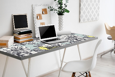 Protector de escritorio Rosas y pájaros