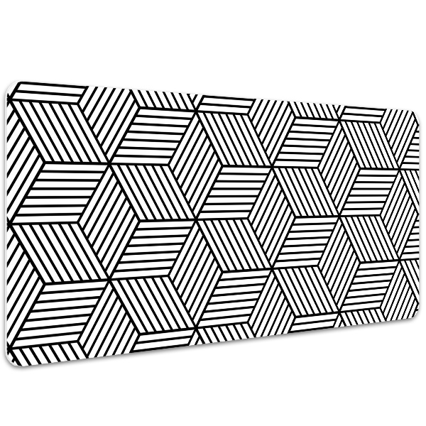 Alfombrilla escritorio Cubos geométricos